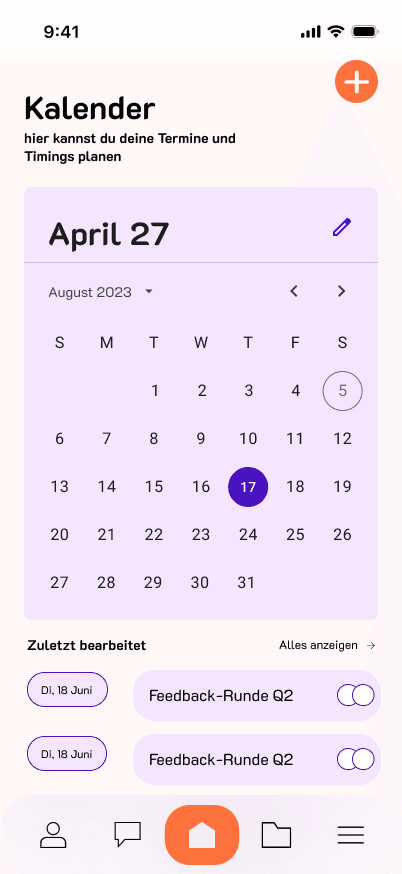 easybrief — KALENDER